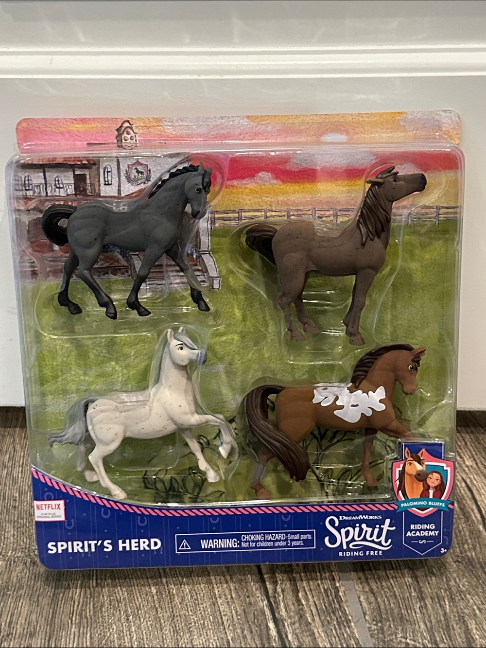 Dreamworks Spirit Riding Free Spirit's Herd 4 Pack Horse Figurines